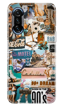 Vintage Design Mobile Back Case for Poco F3 GT 5G (Design - 284)