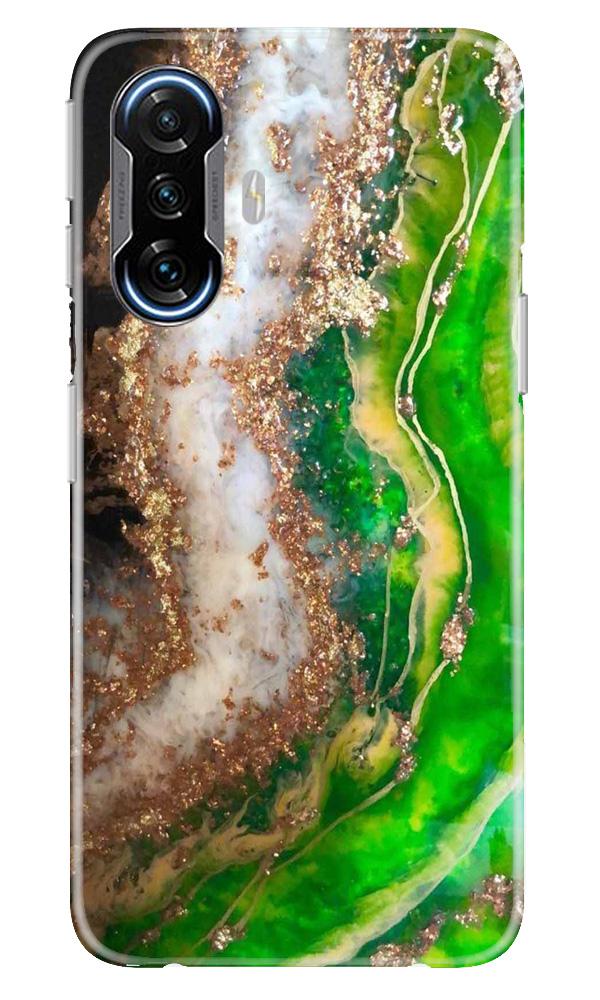 Marble Texture Mobile Back Case for Poco F3 GT 5G (Design - 307)