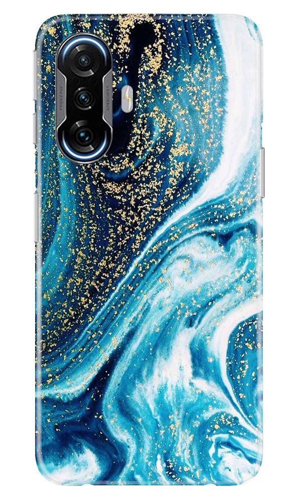 Marble Texture Mobile Back Case for Poco F3 GT 5G (Design - 308)
