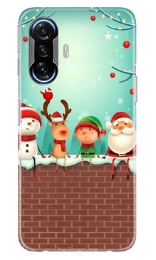 Santa Claus Mobile Back Case for Poco F3 GT 5G (Design - 334)