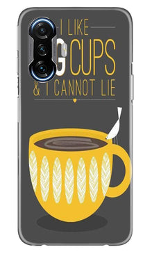 Big Cups Coffee Mobile Back Case for Poco F3 GT 5G (Design - 352)