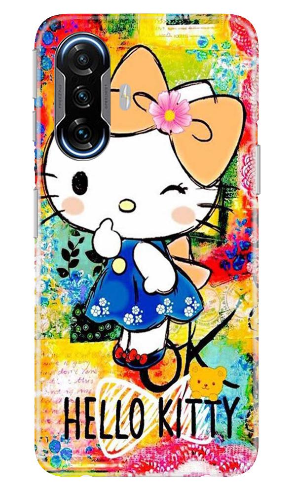 Hello Kitty Mobile Back Case for Poco F3 GT 5G (Design - 362)