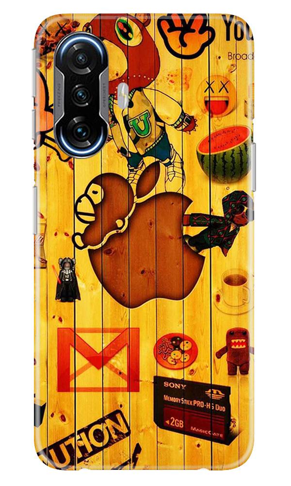 Wooden Texture Mobile Back Case for Poco F3 GT 5G (Design - 367)
