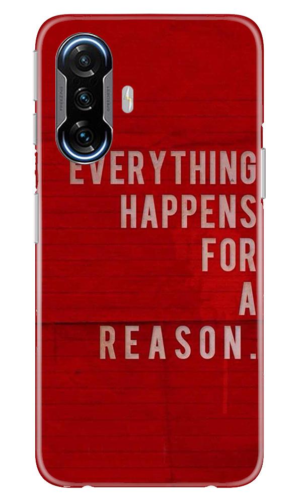 Everything Happens Reason Mobile Back Case for Poco F3 GT 5G (Design - 378)