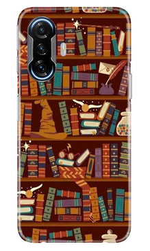 Book Shelf Mobile Back Case for Poco F3 GT 5G (Design - 390)