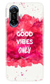 Good Vibes Only Mobile Back Case for Poco F3 GT 5G (Design - 393)
