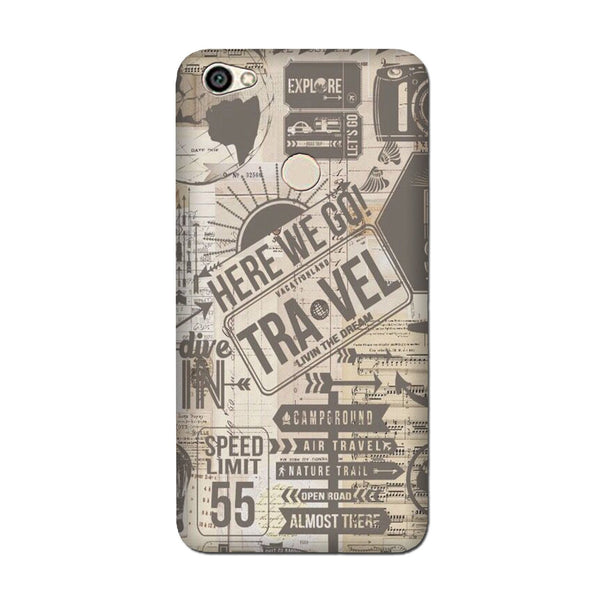 Travel Case for Oppo F7  (Design - 104)