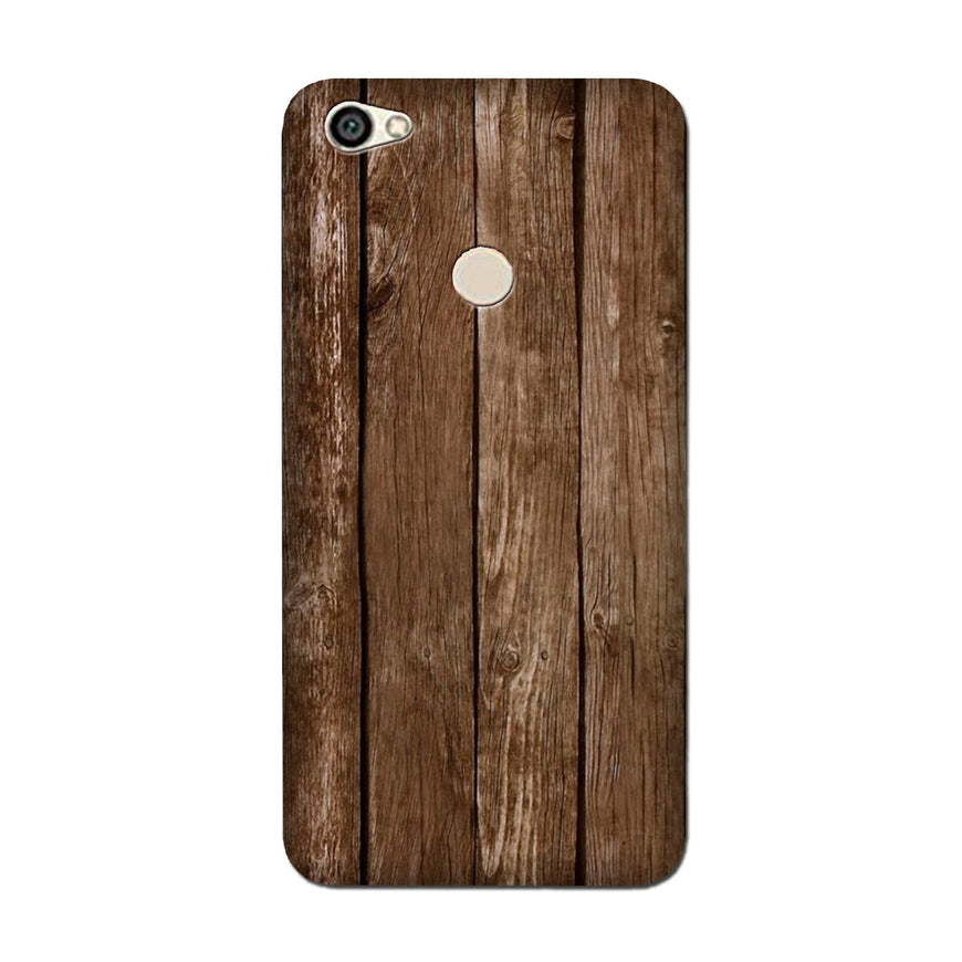 Wooden Look Case for Oppo F7  (Design - 112)