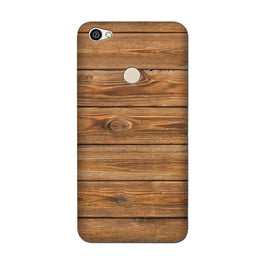 Wooden Look Case for Redmi Y1  (Design - 113)