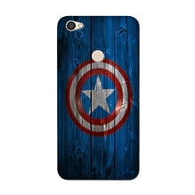 Captain America Superhero Case for Redmi Y1  (Design - 118)