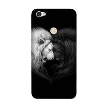 Dark White Lion Case for Vivo Y83/ Y81  (Design - 140)