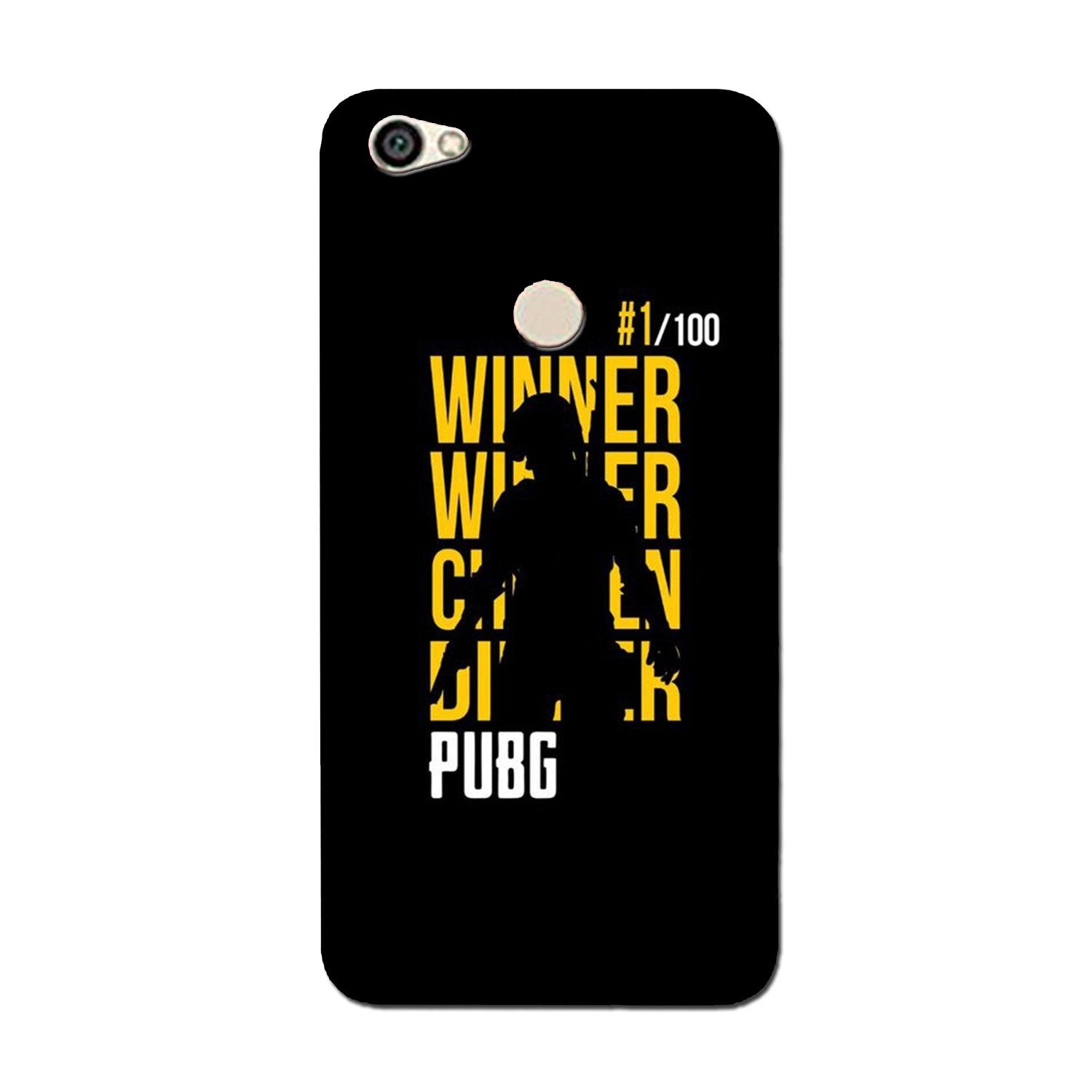 Pubg Winner Winner Case for Oppo F7  (Design - 177)