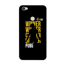 Pubg Winner Winner Case for Oppo F7  (Design - 177)