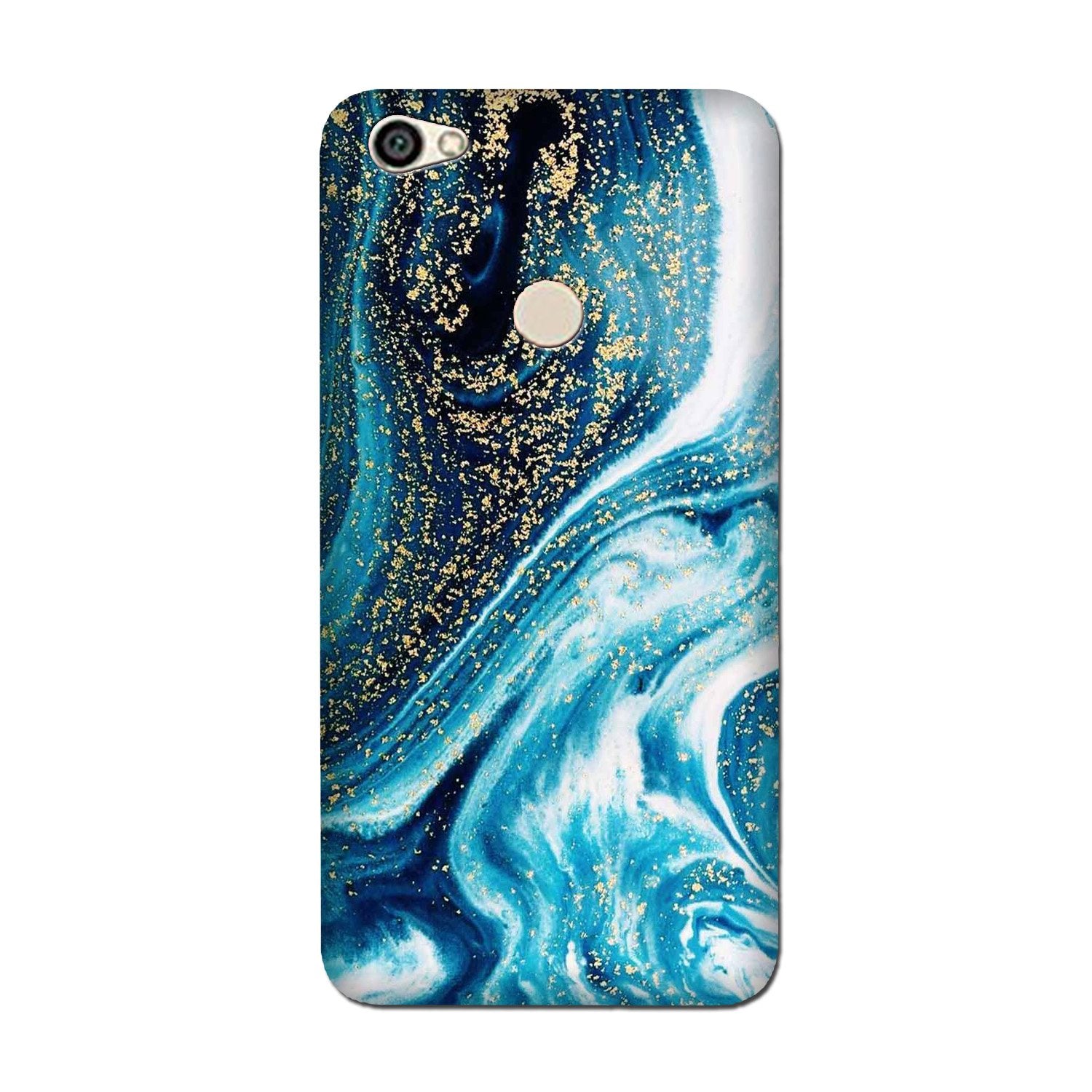 Marble Texture Mobile Back Case for Oppo F7(Design - 308)