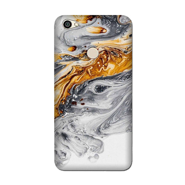 Marble Texture Mobile Back Case for Oppo F7  (Design - 310)