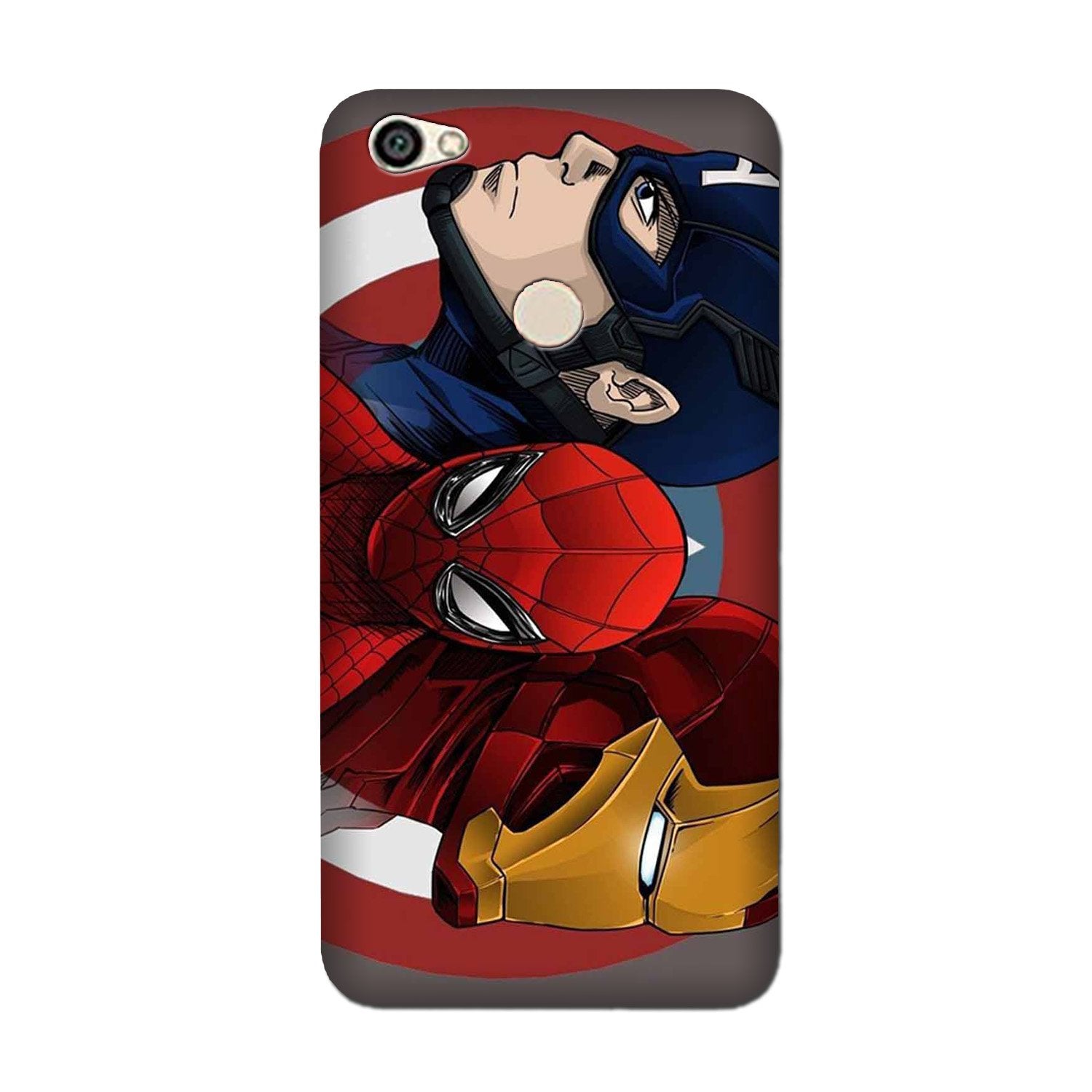 Superhero Mobile Back Case for Oppo F7  (Design - 311)