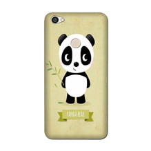 Panda Bear Mobile Back Case for Redmi Y1 Lite (Design - 317)