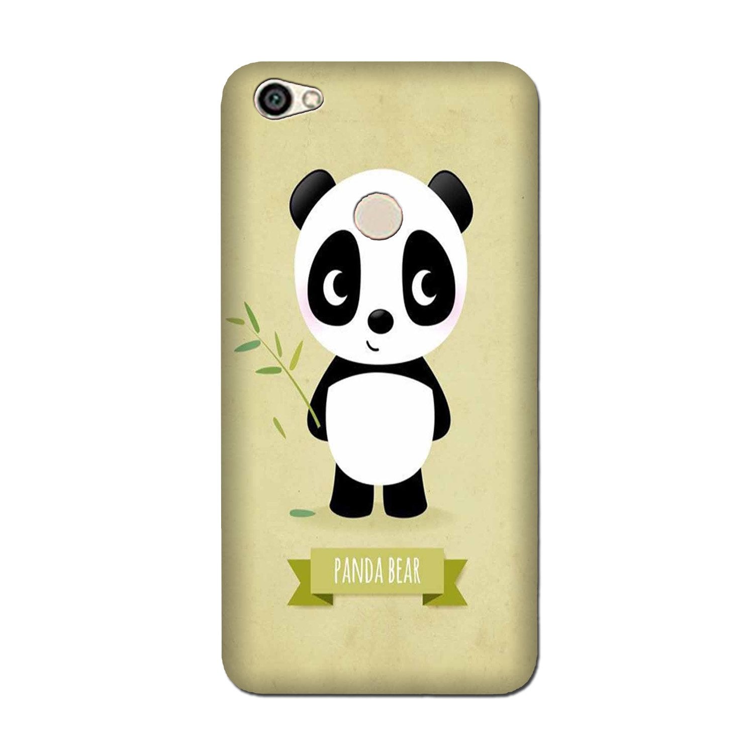 Panda Bear Mobile Back Case for Vivo V7 Plus (Design - 317)