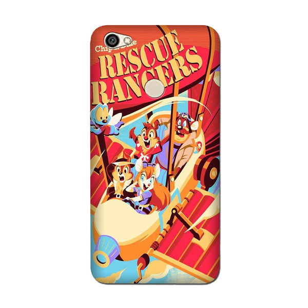 Rescue Rangers Mobile Back Case for Oppo F7  (Design - 341)