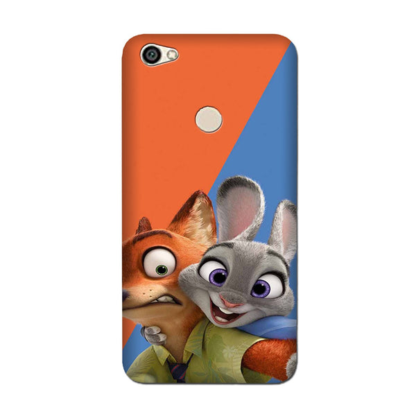 Cartoon Mobile Back Case for Vivo V7 Plus (Design - 346)