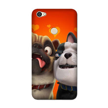 Dog Puppy Mobile Back Case for Redmi Y1 Lite (Design - 350)