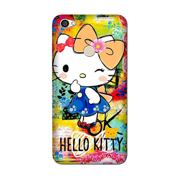 Hello Kitty Mobile Back Case for Vivo V7 Plus (Design - 362)