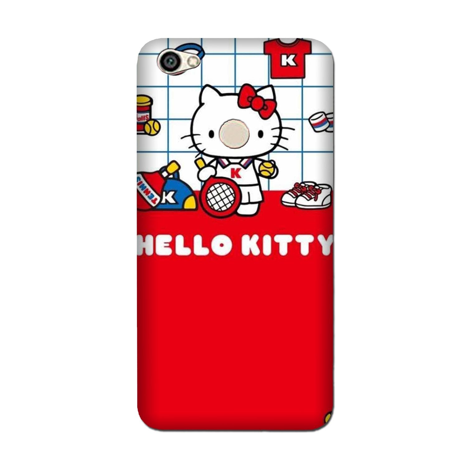 Hello Kitty Mobile Back Case for Oppo F7  (Design - 363)