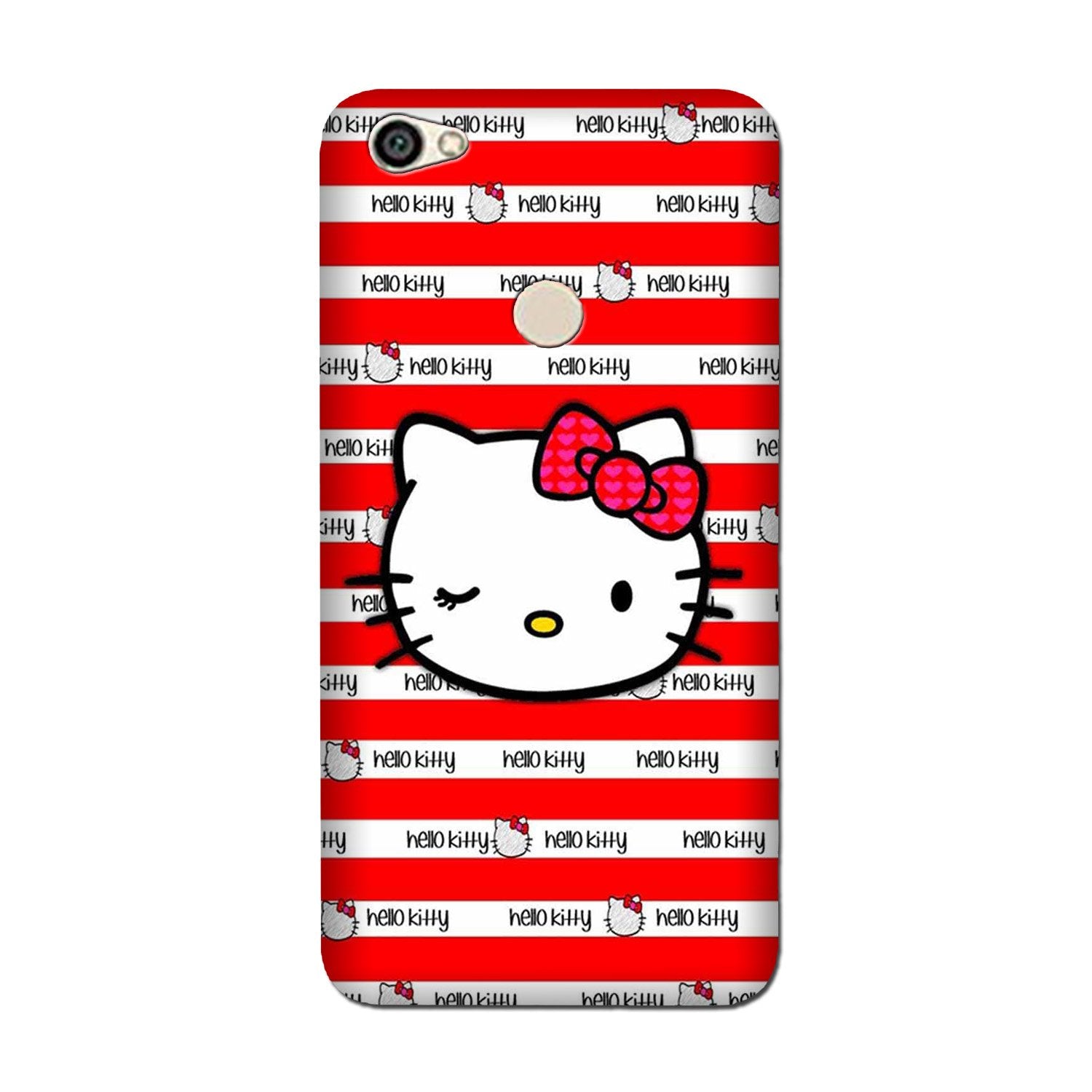 Hello Kitty Mobile Back Case for Oppo F7  (Design - 364)