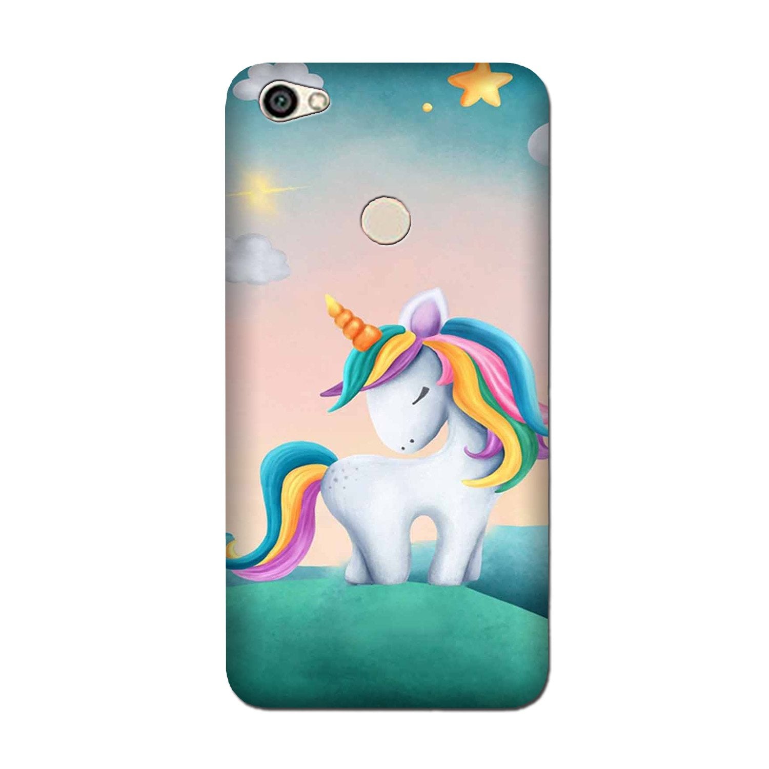 Unicorn Mobile Back Case for Oppo F7  (Design - 366)