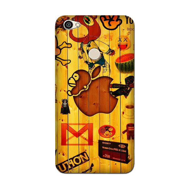Wooden Texture Mobile Back Case for Oppo F7  (Design - 367)