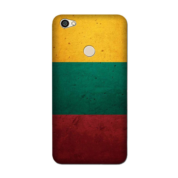 Color Pattern Mobile Back Case for Vivo V7 Plus (Design - 374)