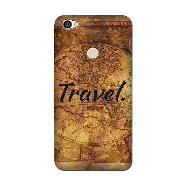 Travel Mobile Back Case for Oppo F7  (Design - 375)