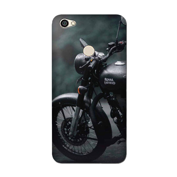 Royal Enfield Mobile Back Case for Oppo F7  (Design - 380)