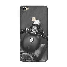 Royal Enfield Mobile Back Case for Oppo F7  (Design - 382)