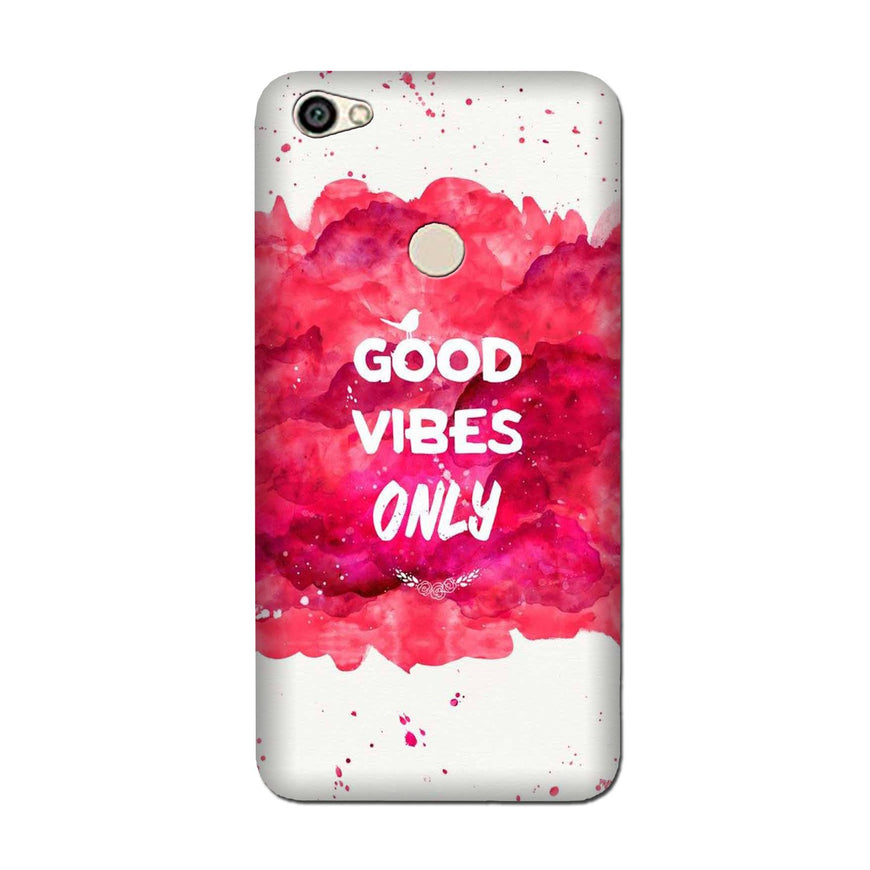 Good Vibes Only Mobile Back Case for Oppo F7  (Design - 393)
