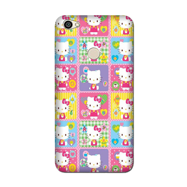 Kitty Mobile Back Case for Oppo F7  (Design - 400)