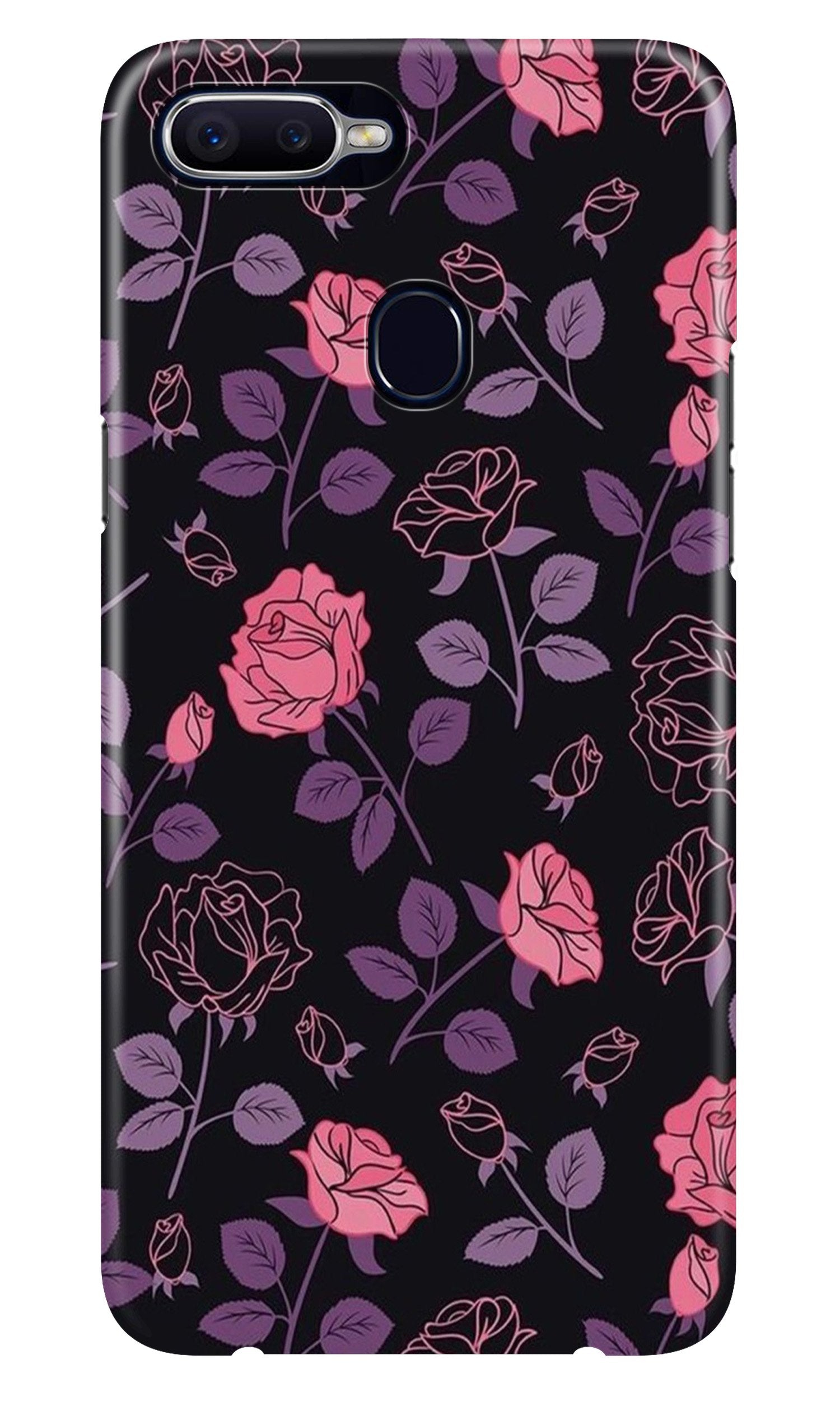 Rose Pattern Case for Oppo A7