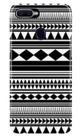 Black white Pattern Case for Oppo F9