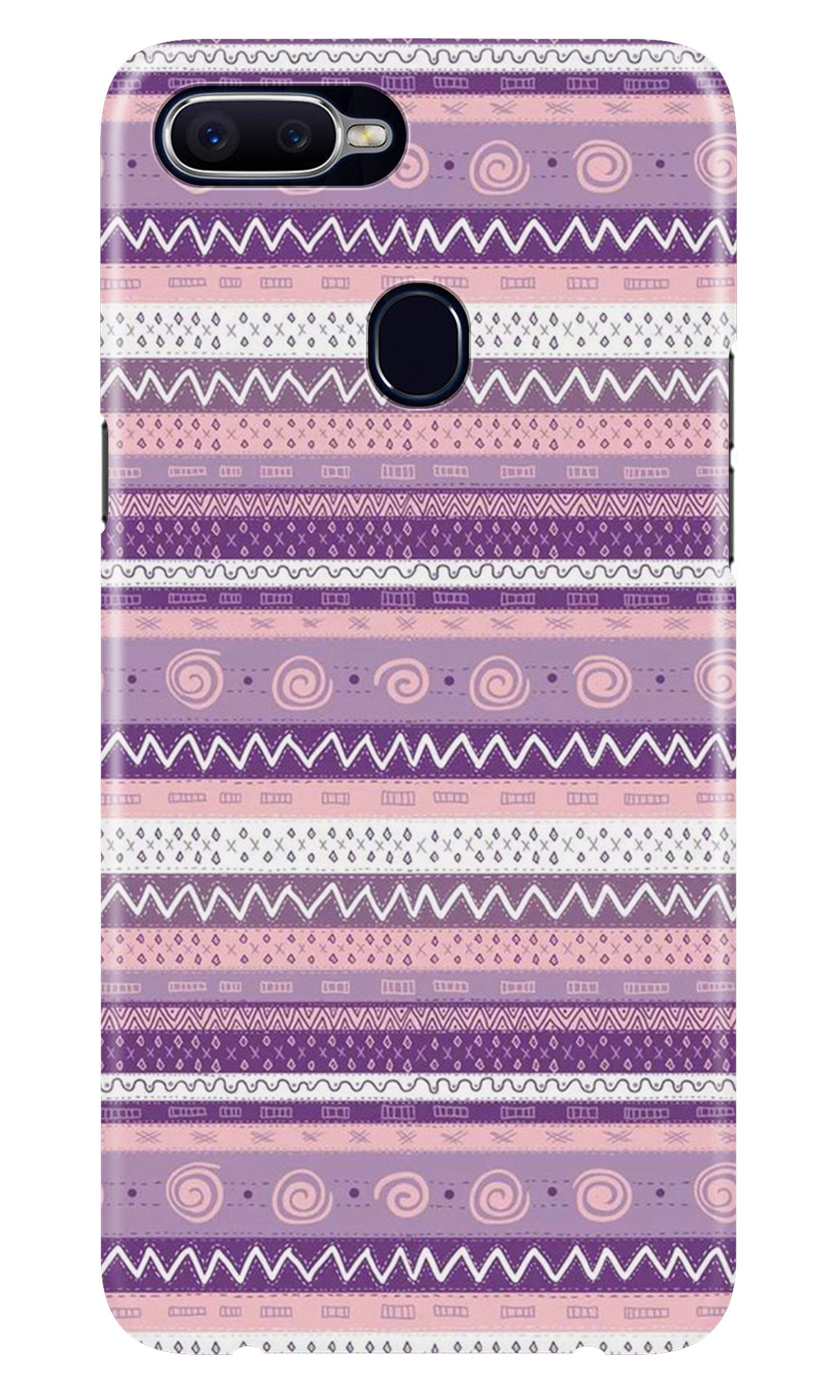 Zigzag line pattern3 Case for Oppo A7
