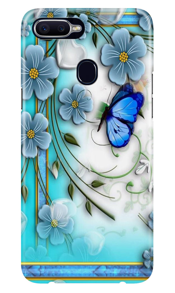 Blue Butterfly Case for Oppo F9