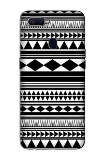 Black white Pattern Case for Oppo A5s