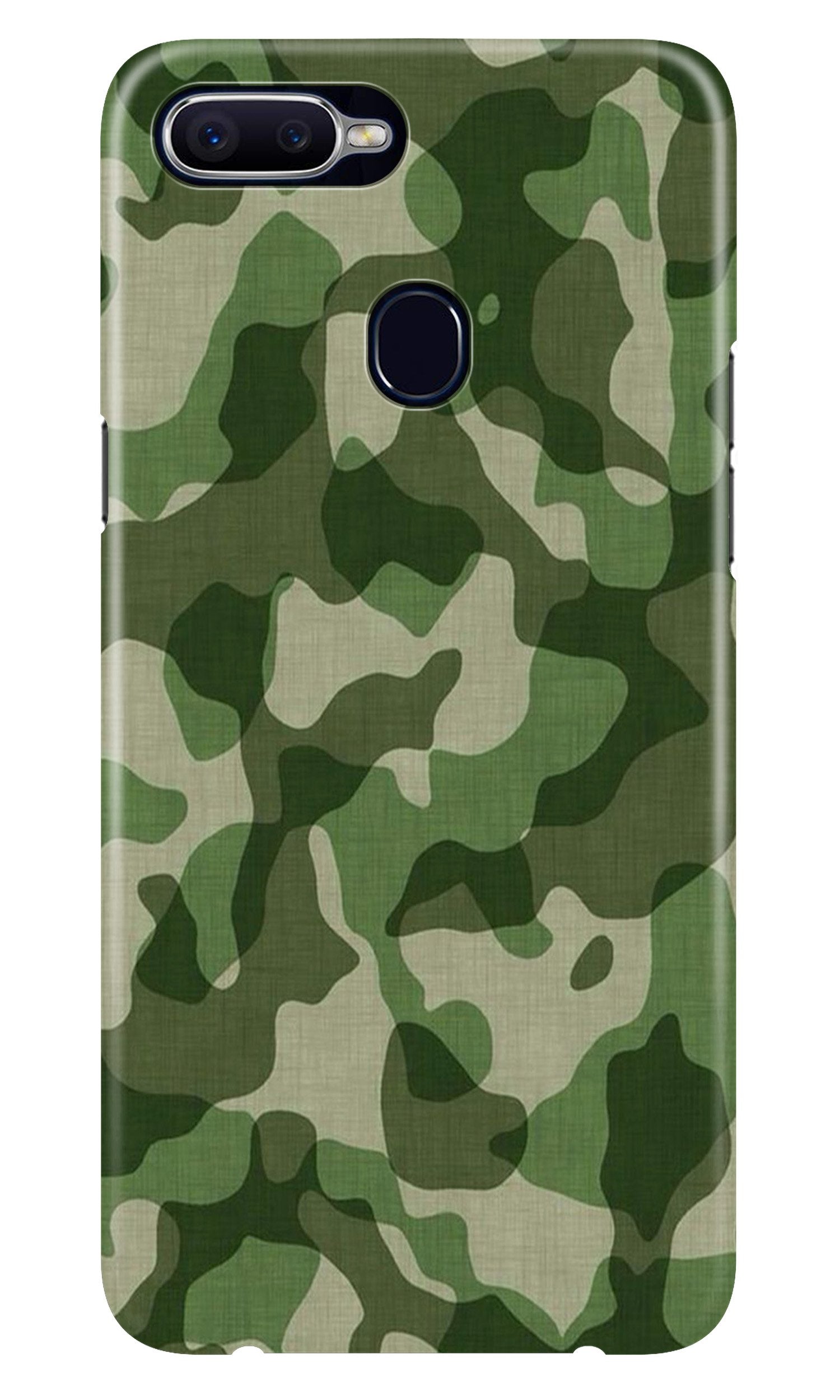 Army Camouflage Case for Oppo F9  (Design - 106)