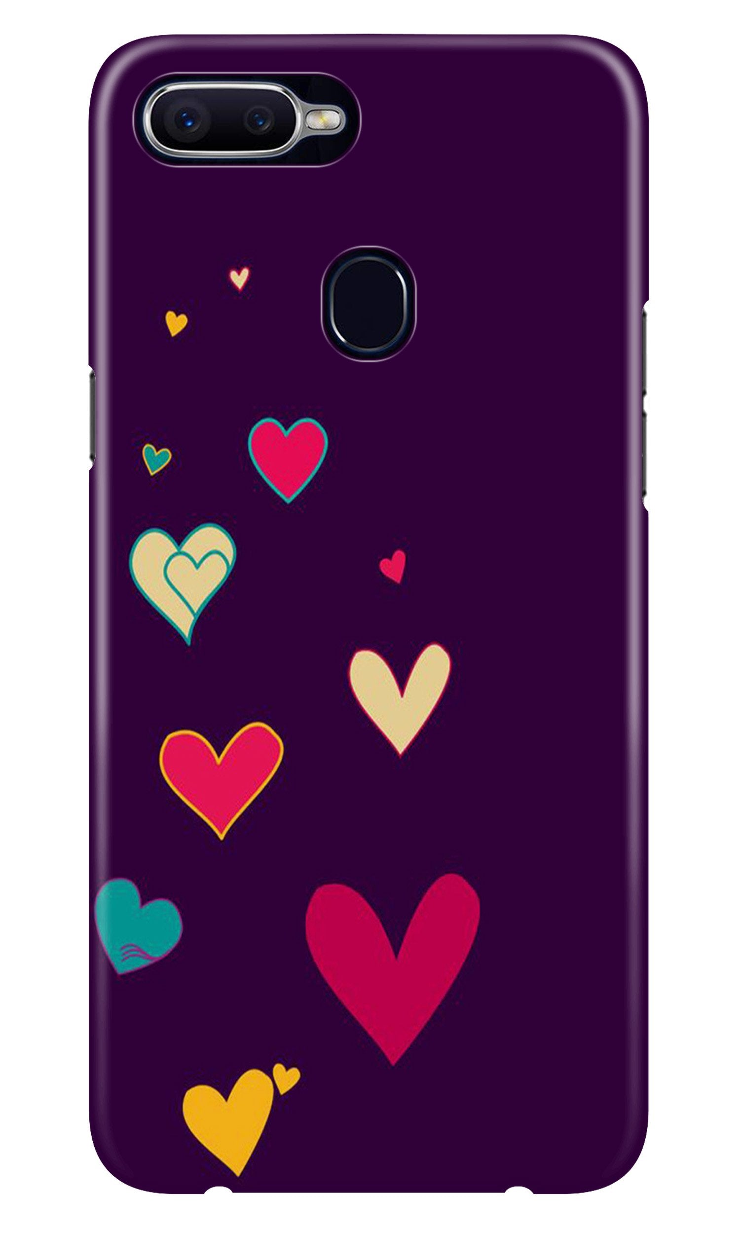 Purple Background Case for Oppo A7(Design - 107)