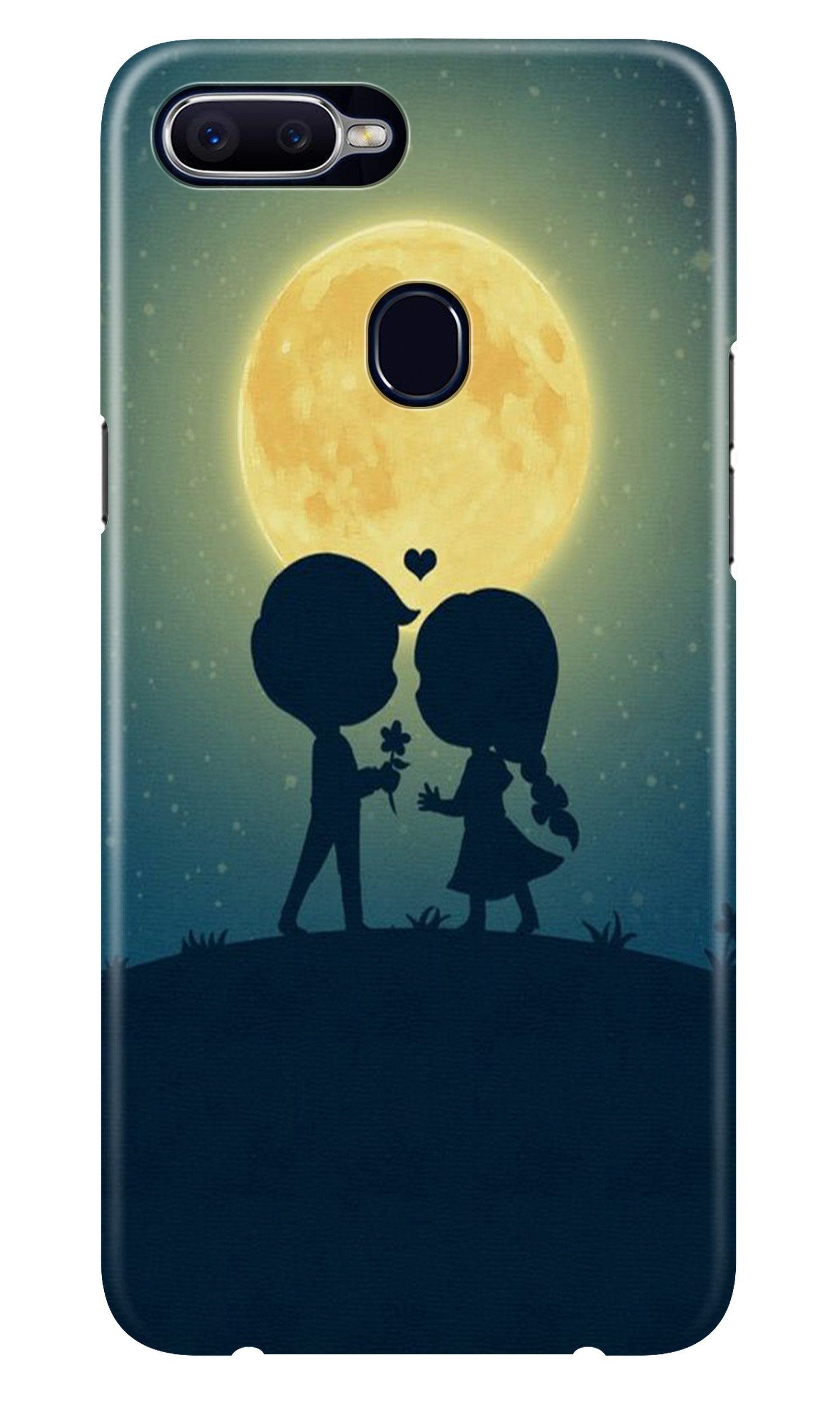 Love Couple Case for Oppo F9  (Design - 109)
