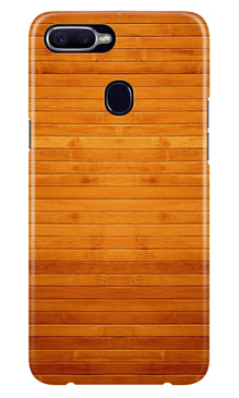 Wooden Look Case for Oppo A7  (Design - 111)