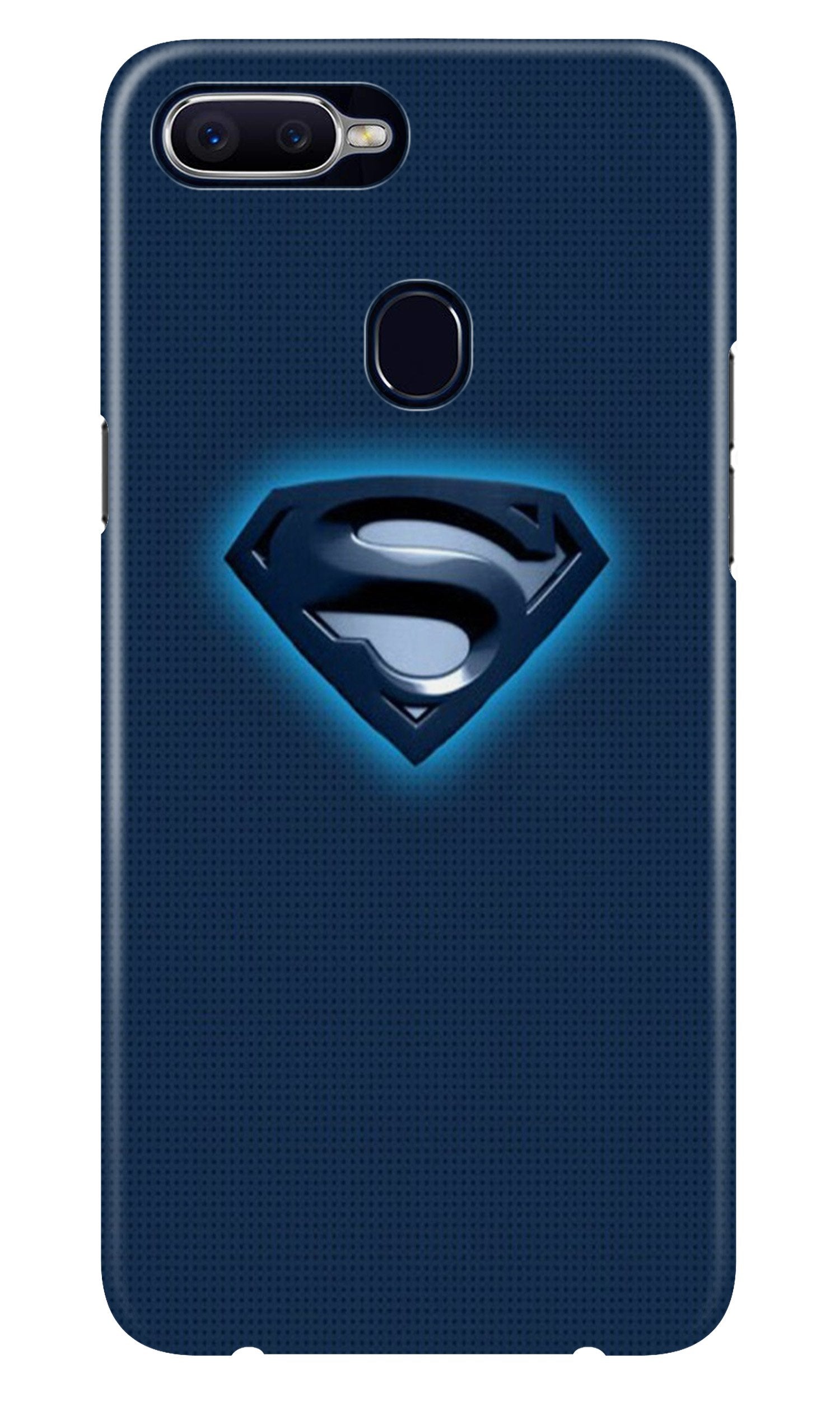 Superman Superhero Case for Oppo F9  (Design - 117)