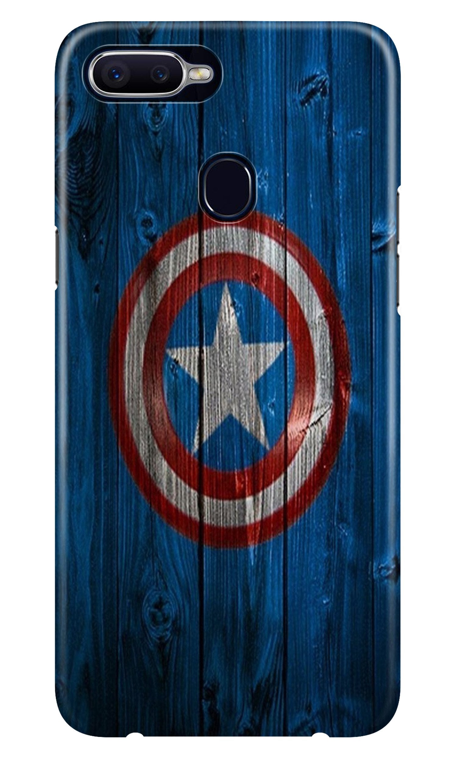 Captain America Superhero Case for Oppo A7(Design - 118)