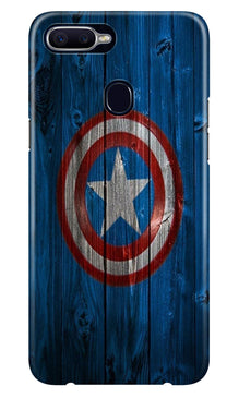 Captain America Superhero Case for Oppo A7  (Design - 118)