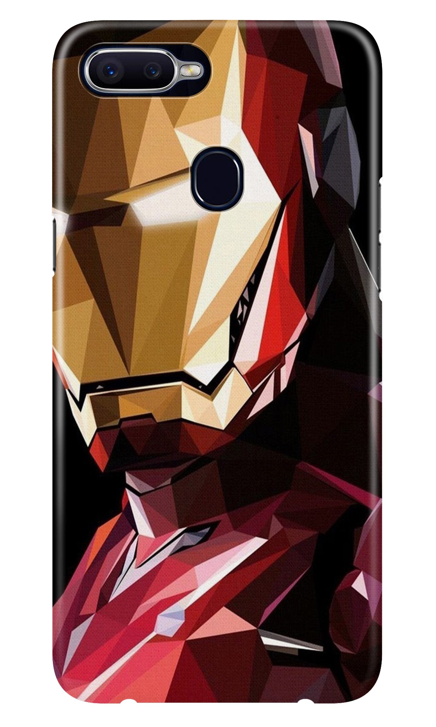 Iron Man Superhero Case for Oppo A7(Design - 122)