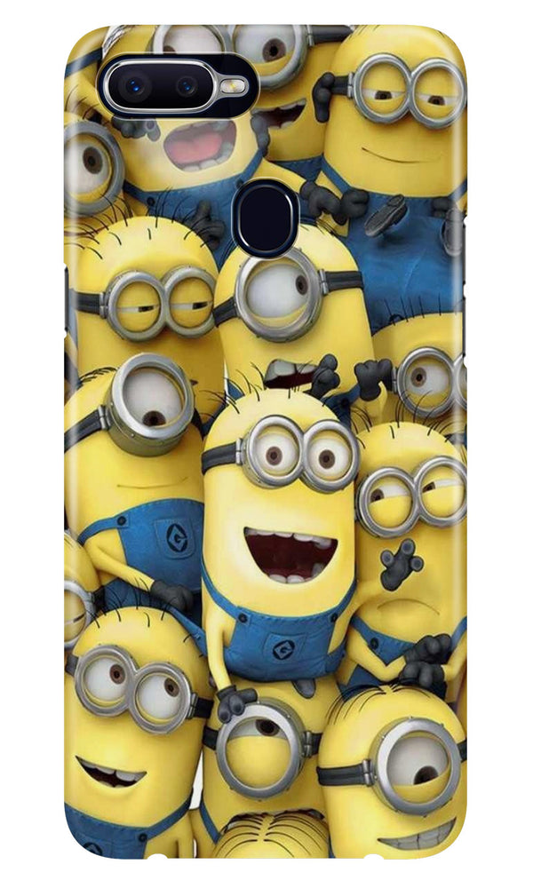 Minions Case for Oppo A7  (Design - 127)